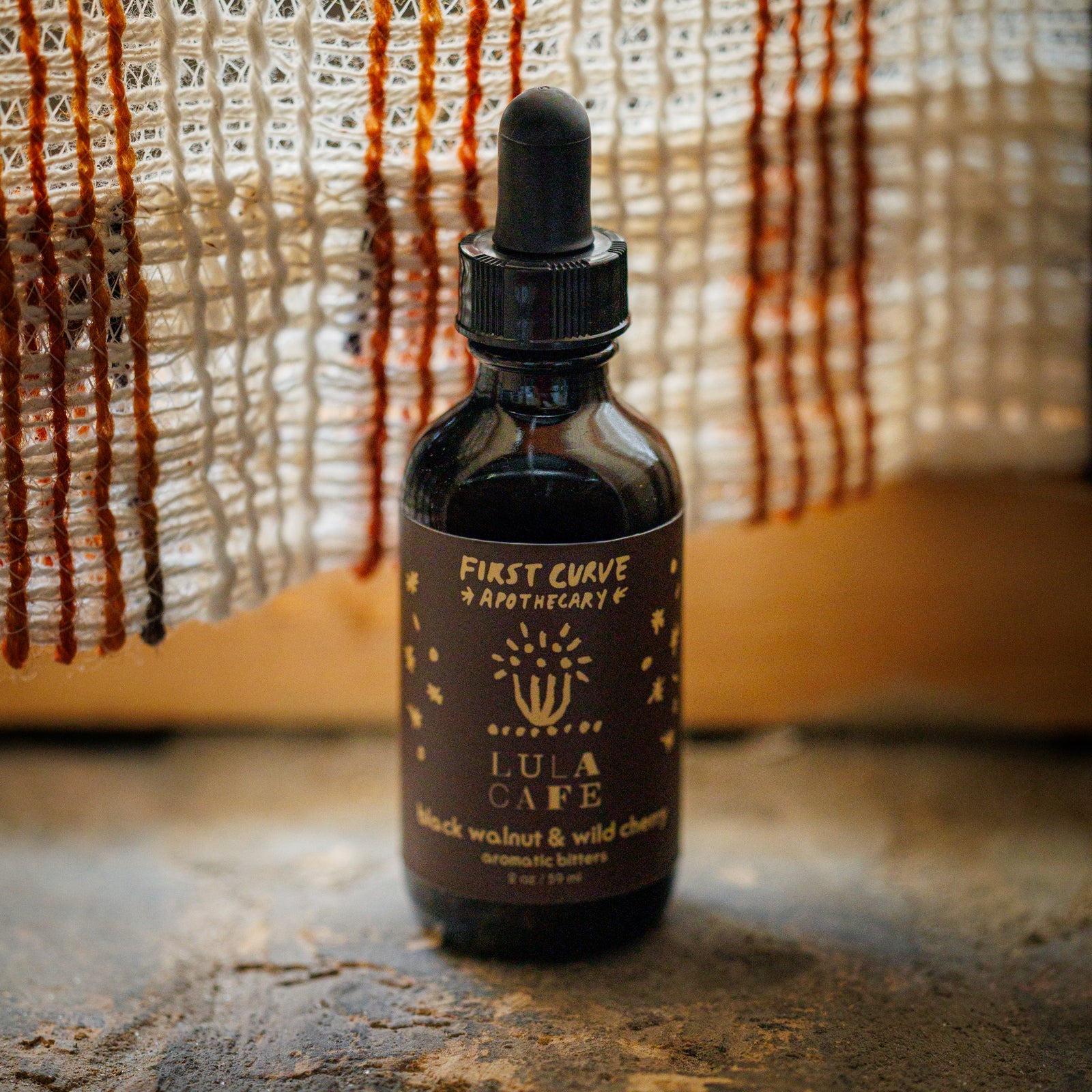 Black Walnut & Wild Cherry Bitters (Lula Cafe x First Curve Collab)